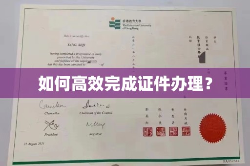 确山如何高效完成证件办理？