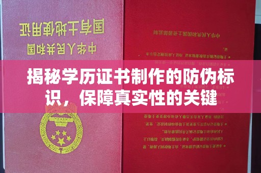 确山揭秘学历证书制作的防伪标识，保障真实性的关键