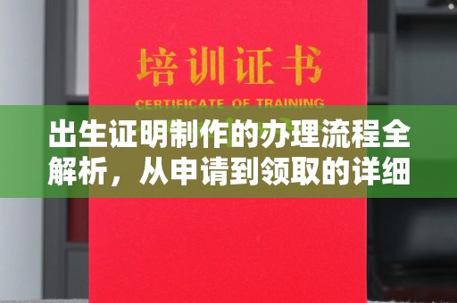 确山出生证明制作的办理流程全解析，从申请到领取的详细指南