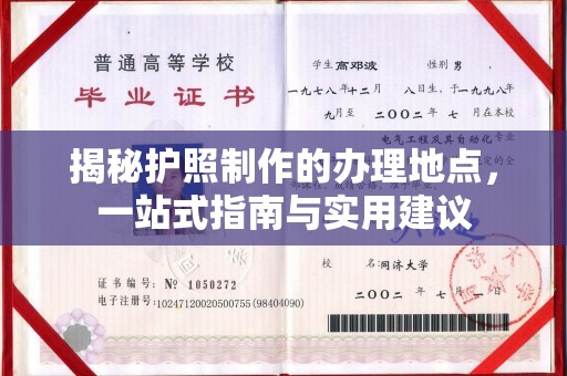 确山揭秘护照制作的办理地点，一站式指南与实用建议
